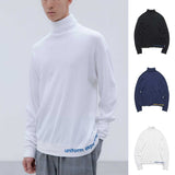 uniform experiment 26A/W WAFFLE TURTLENECK TOP [ UE-262016 ] cotwo