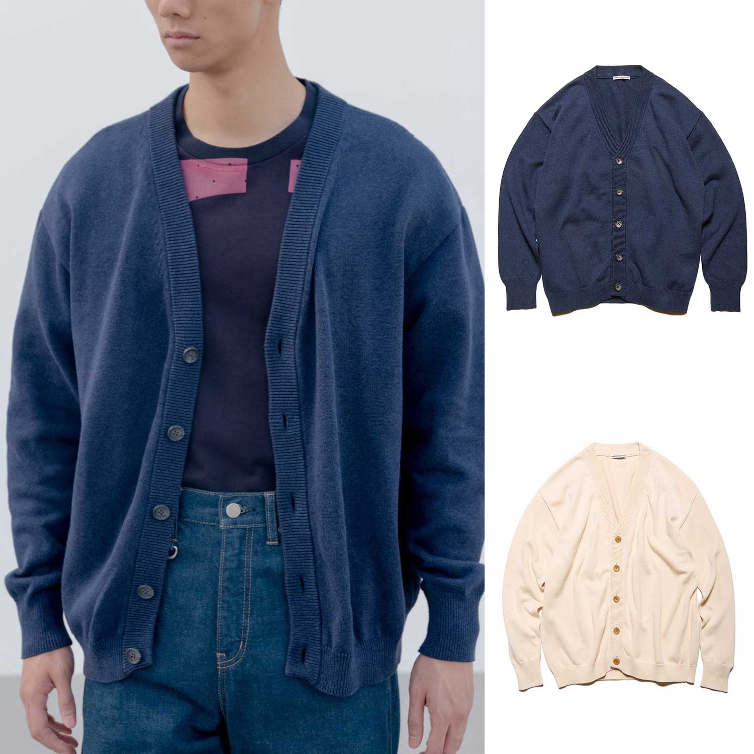 パーカー uniform experiment  KNIT CARDIGAN (M) uniform experiment – 标记为“Cardigan” – cotwohk