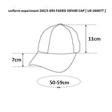 [ Pre-order ] uniform experiment 26S/S GRS FADED DENIM CAP [ UE-260077 ]