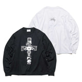 uniform experiment 26A/W JUDY BLAME: COLLECTIVE CROSS L/S TEE [ UE-262085 ] cotwo