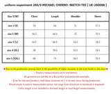 [ Pre-order ] uniform experiment 26S/S MICHAEL CHERNO: SKETCH TEE [ UE-260068 ]