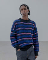uniform experiment 24A/W BRUSHED BORDER SWEATER [ UE-242048 ]