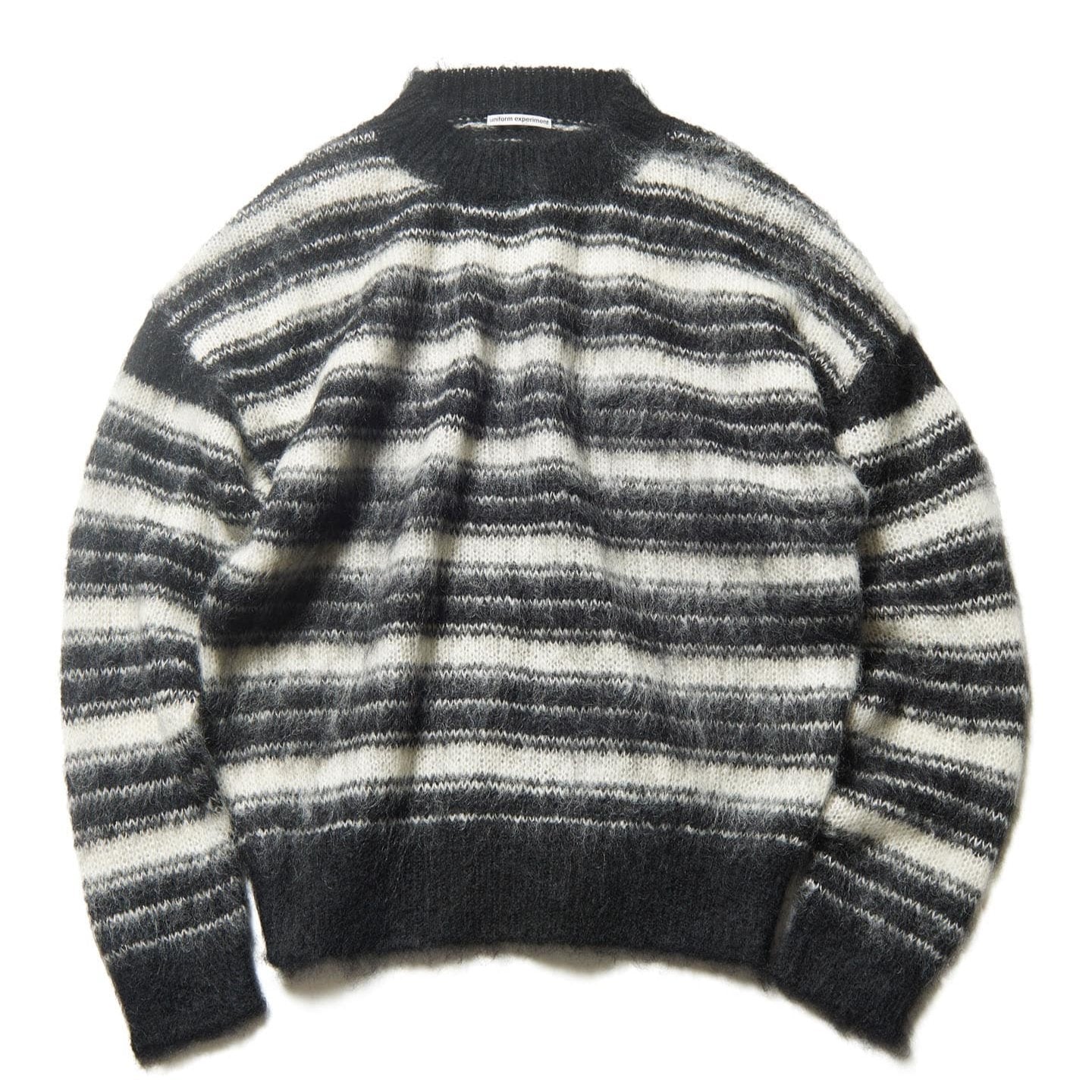 uniform experiment 24A/W BRUSHED BORDER SWEATER [ UE-242048 uniform experiment 24A/W BRUSHED BORDER SWEATER [ UE-242048