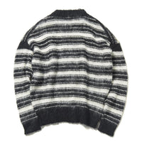 uniform experiment 24A/W BRUSHED BORDER SWEATER [ UE-242048 ]