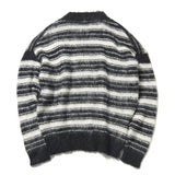 uniform experiment 24A/W BRUSHED BORDER SWEATER [ UE-242048 ]
