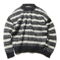 uniform experiment 24A/W BRUSHED BORDER SWEATER [ UE-242048 ]