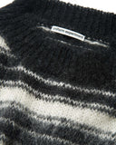 uniform experiment 24A/W BRUSHED BORDER SWEATER [ UE-242048 ]
