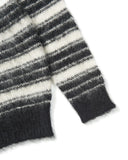 uniform experiment 24A/W BRUSHED BORDER SWEATER [ UE-242048 ]