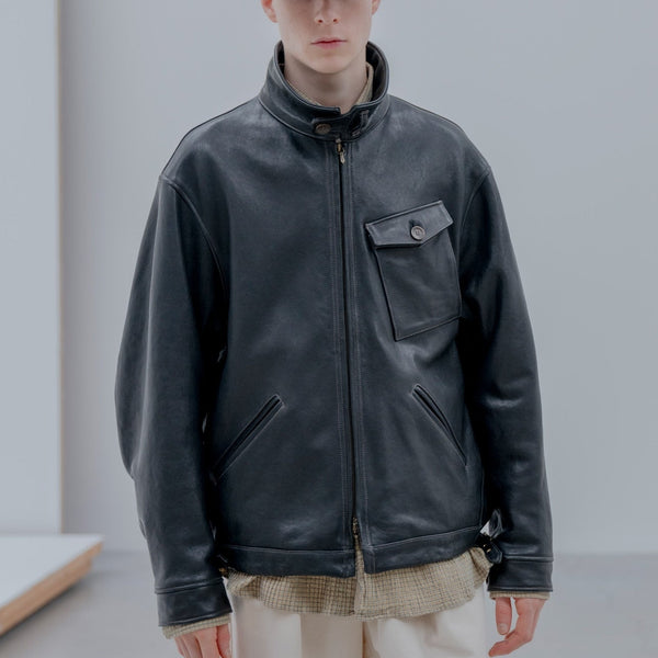 uniform experiment 25S/S LEATHER BLOUSON [ UE-250004 ]