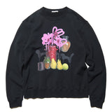 uniform experiment 26S/S MICHAEL CHERNO: RED VASE CREWNECK TOP [ UE-260067 ]