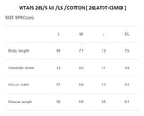 [ Pre-order ] WTAPS 26S/S AII / LS / COTTON [ 261ATDT-CSM09 ]