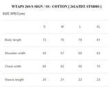 [ Pre-order ] WTAPS 26S/S SIGN / SS / COTTON [ 261ATDT-STM08S ]