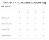 [ Pre-order ] WTAPS 26S/S BD 01 / LS / CTPL. OXFORD. RF [ 261CWDT-SHM02 ]