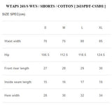 [ Pre-order ] WTAPS 26S/S WUS / SHORTS / COTTON [ 261SPDT-CSM01 ]