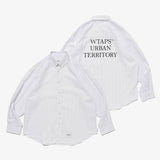 WTAPS 26S/S BD 02 / LS / COTTON. HERRINGBONE. TEXTILE. OF [ 261TQDT-SHM03 ] cotwo