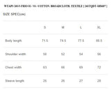 [ Pre-order ] WTAPS 26S/S FRIO 01 / SS / COTTON. BROADCLOTH. TEXTILE [ 261TQDT-SHM07 ]