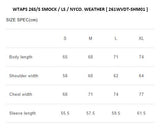[ Pre-order ] WTAPS 26S/S SMOCK / LS / NYCO. WEATHER [ 261WVDT-SHM01 ]