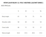 [ Pre-order ] WTAPS 26A/W BLOW / LS / POLY. WEATHER [ 262CWDT-SHM03 ]