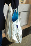Blue Bottle Coffee x BAGGU Reusable Bag (Silver)