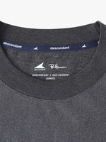 DESCENDANT x Ron Herman Pigment Dye Logo Tee