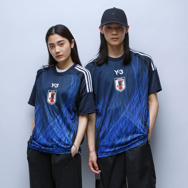 Y-3 Japan National Soccer Team 2024 Home Replica Uniforms - Navy