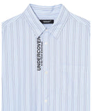 UNDERCOVER Logo Stripe Shirt [ UC1F9401-2 ]