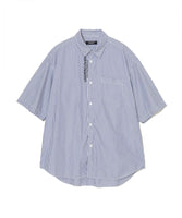 UNDERCOVER 15SS 縮絨シャツ ロゴ刺繍 2 UNDERCOVER Logo Stripe Shirt [ UC1F9401-2 ] – cotwohk