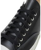 UNDERCOVER 24A/W TOE LOGO LEATHER SNEAKERS [ UC2D9F02 ]