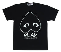 COMME des GARCONS Play Black Play T-Shirt (Black) ( Ladies ) [ AZ-T113-051-1 ]