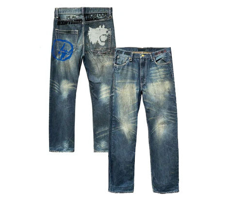 Travis Scott CACTUS JACK FOR FRAGMENT FROM OUR MINDS DENIM PANT