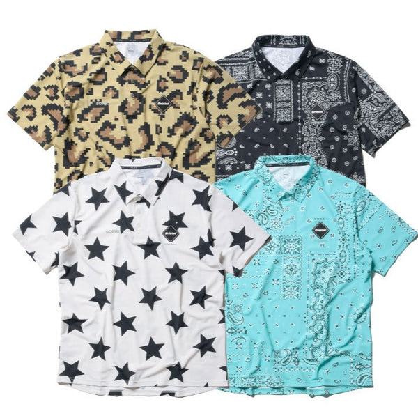 F.C.Real Bristol 23S/S WHOLE PATTERN S/S POLO [ FCRB-230036 ]