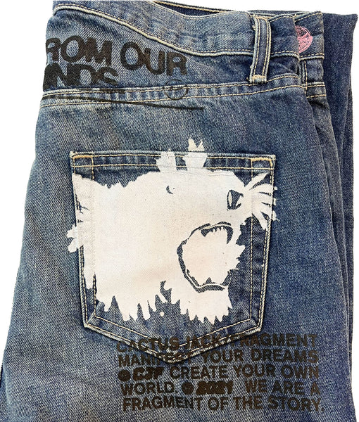 Travis Scott CACTUS JACK FOR FRAGMENT FROM OUR MINDS DENIM PANT