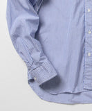 BEAMS PLUS Cotton Broad London Stripe Button Down Shirt