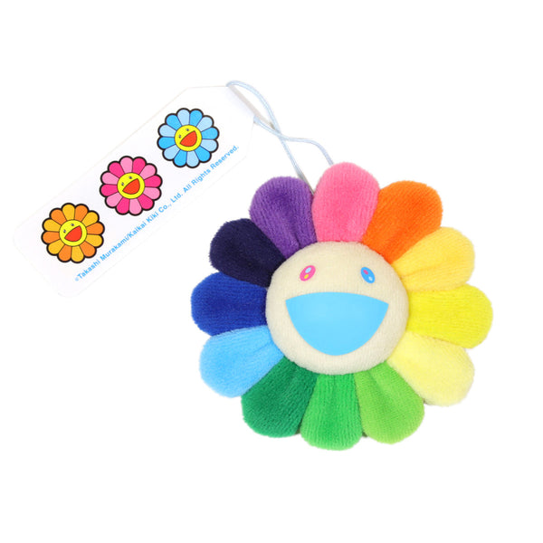 Takashi Murakami - Multi Blue Flower Plush Keychain Pin