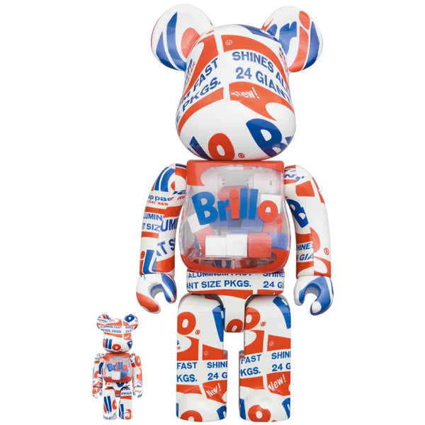 BE@RBRICK ANDY WARHOL "Brillo" 2022 100％ & 400％