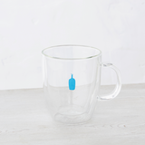 Blue Bottle Coffee Bodum Double Wall Glass Mug