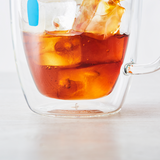 Blue Bottle Coffee Bodum Double Wall Glass Mug
