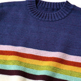 KAPITAL 5G Cotton Knit MOONBOW Crew Sweater [ K2203KN016 ]
