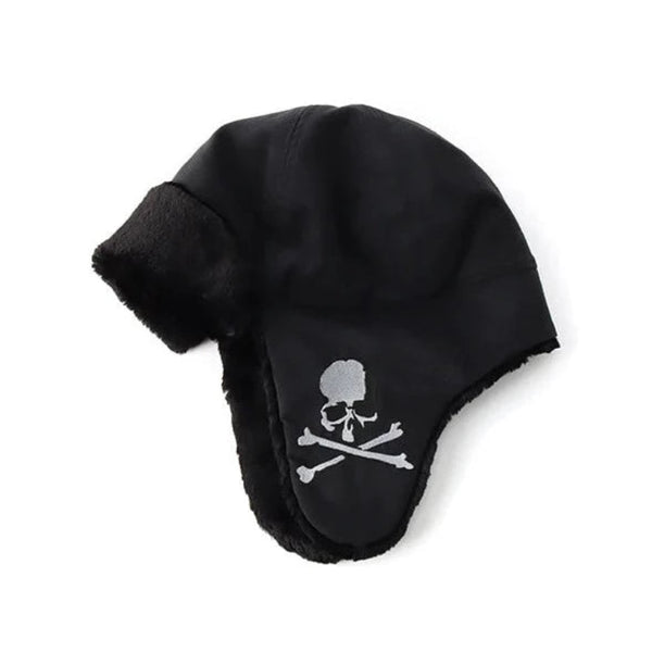 MASTERMIND WORLD 22A/W FAUX FUR & SUEDE PILOT CAP [ MW22S09-CA003 ]