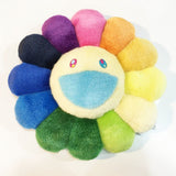 MURAKAMI TAKASHI Flower Cushion Rainbow x White (30cm)