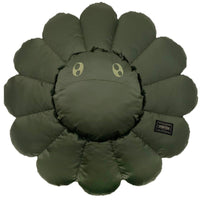 MURAKAMI TAKASHI x PORTER FLOWER CUSHION Sleeping Face [ Sage Green - 100cm ]