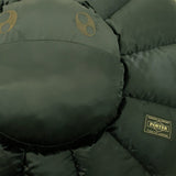 MURAKAMI TAKASHI x PORTER FLOWER CUSHION Sleeping Face [ Sage Green - 100cm ]