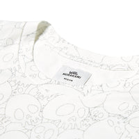 MURAKAMI TAKASHI x Vans WHO'S AFRAID OF Silver and DEATH Skull White Tee