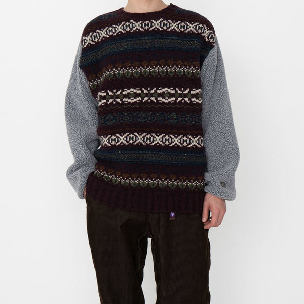 THE NORTH FACE PURPLE LABEL Field Crew Neck Sweater [ NT6254N