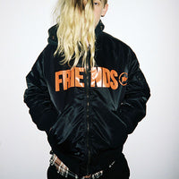 VLONE x fragment design FRIENDS FRAGMENT BOMBER JACKET
