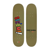 WTAPS x Supreme Sic'em! Skateboard [ 21274SPD-AC01S ]