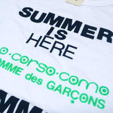 COMME des GARCONS 10 corso como SUMMER IS HERE Tee ( Ladies )