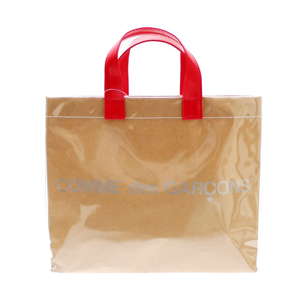 COMME des GARCONS formal Tote bag transparent paper PVC GG K201 Japan 