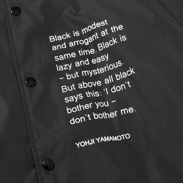 Yohji Yamamoto x NEW ERA COACH JACKET [ HZ-Y90-900 ] – cotwohk