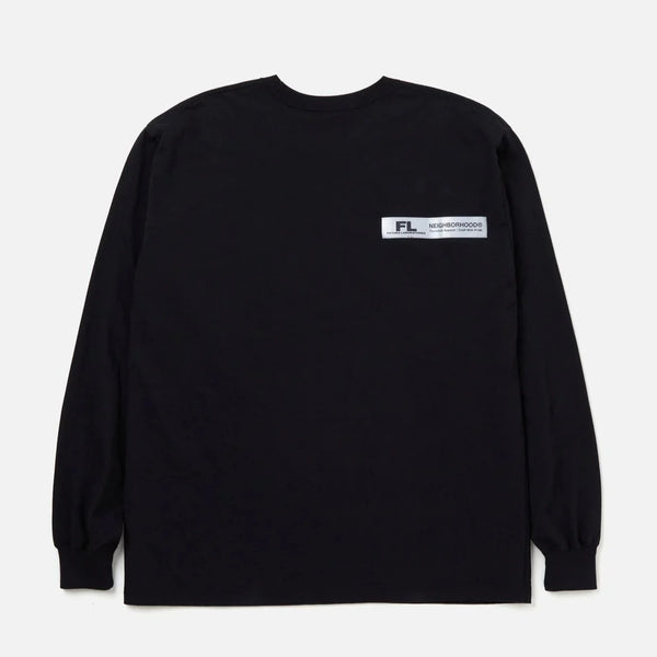 ネイバーフッド フューチュラ チャンバー 黒 HOMESPRAY FL-007 NEIGHBORHOOD x Futura Laboratories HOMESPRAY FL-007 CREWNECK
